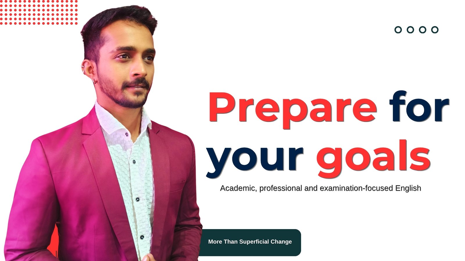 Preparing for academic and professional English goals